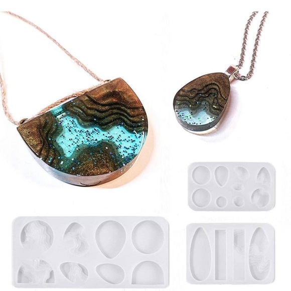 4 ISLAND OCEAN SILICONE MOLDS RESIN SOAPS WAX MELTS MORE BUNDLE DIY -2 FREEBIES - Picture 15 of 16